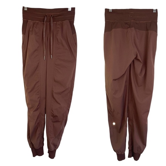 Lululemon dance studio mid rise jogger pants drawstring women’s 0 brown W5ENMS - Picture 3 of 9